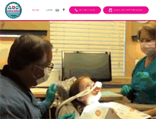 Tablet Screenshot of drgreg-childrensdentistry.com